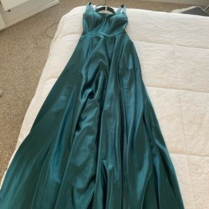 Forest Green Prom Dress